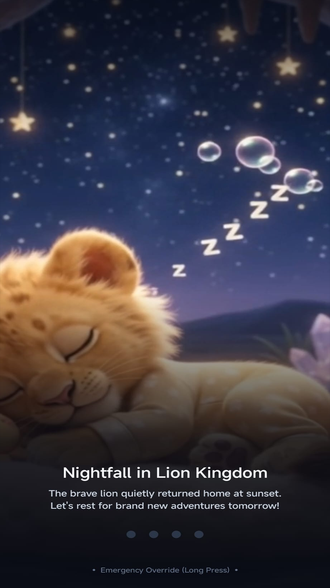 KidPause Bedtime Companion Screen